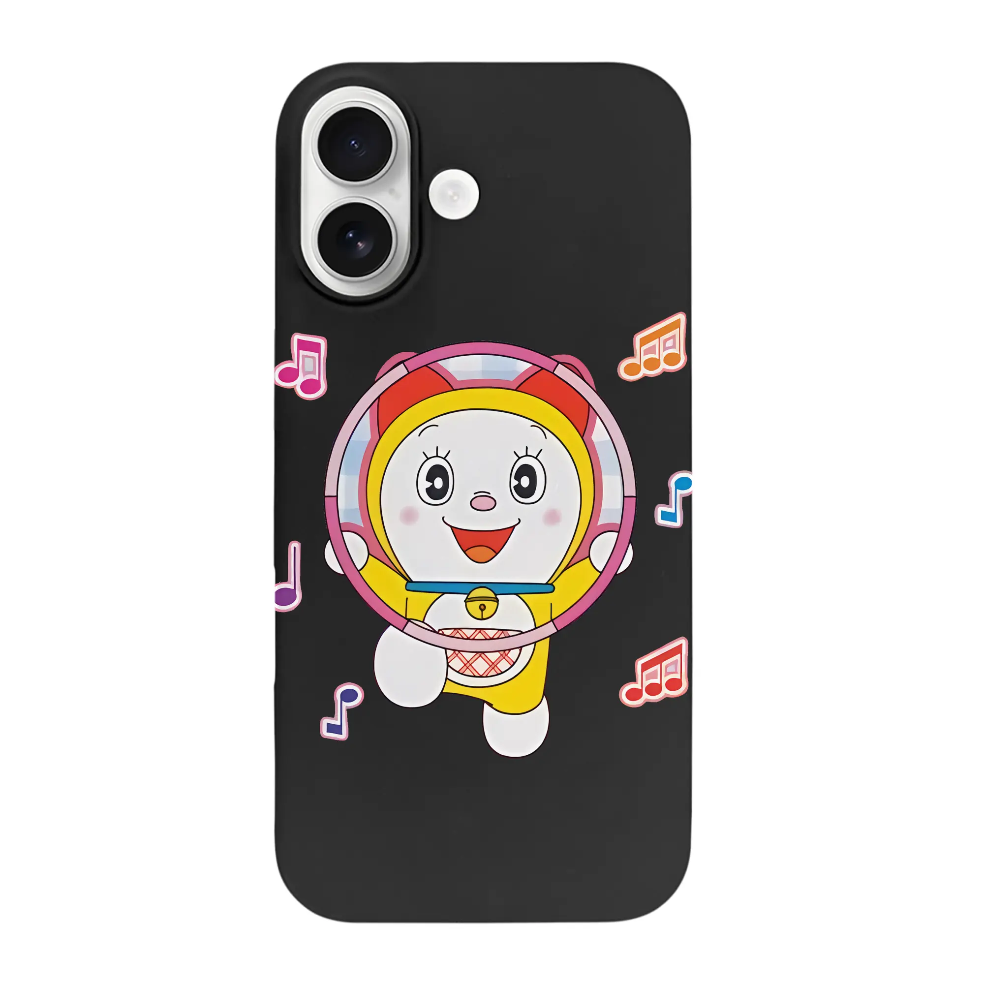 ドラえもん グッズ ドラミ - iPhone 17 シリーズ シリコンケース 薄型 耐衝撃 指紋防止 ソフトタッチカバー 精密フィット 傷防止 保護ケース iPhone 17/17 Air/17 Pro/17 Pro Max 対応